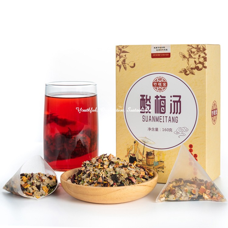 Sweet-Sour Plum Tangy Thirst-Quencher(16g*10 triangle tea bags)