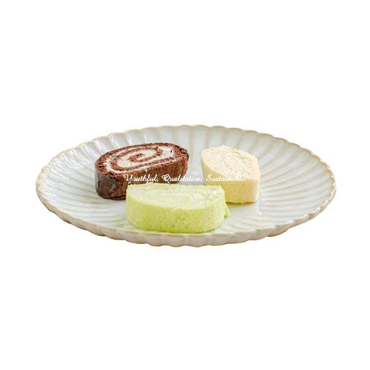 YQS Durian Swiss Roll_plate